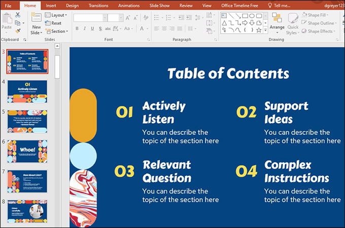 visual powerpoint