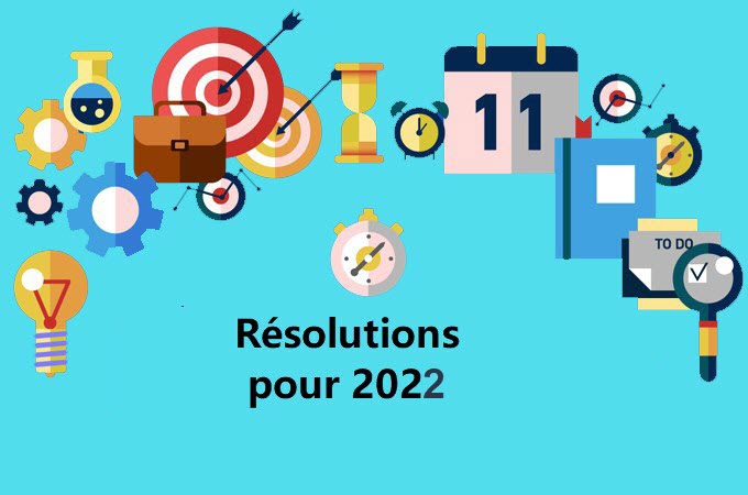 résolutions à prendre en 2022