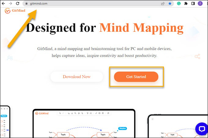 GitMind Create MindMap