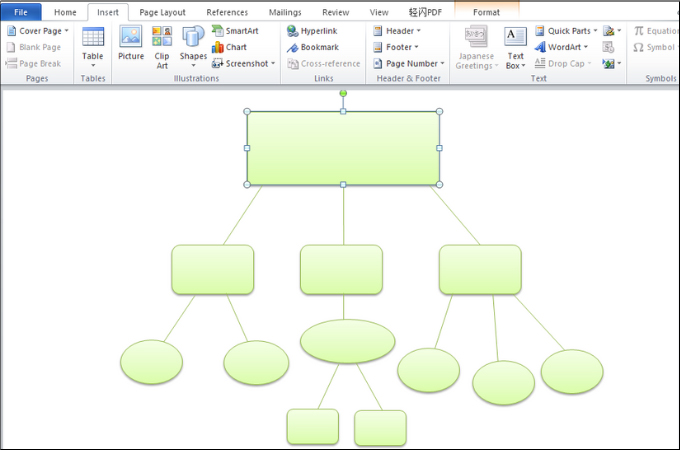 How To Make I Think Map In Word