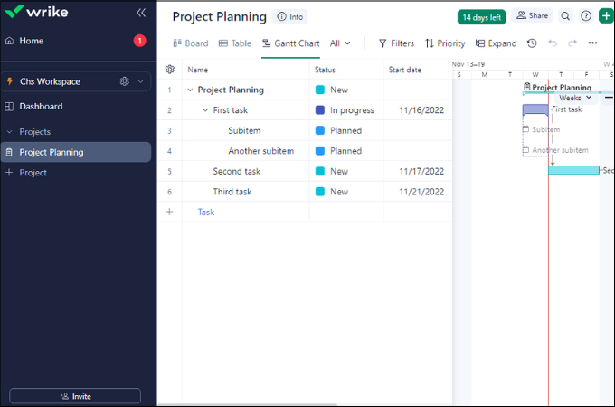 wrike project management  software