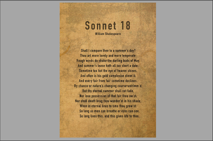 sonnet 18 best poems