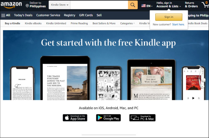 Kindle 영어 공부 앱 