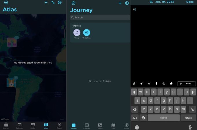 best journal apps journey