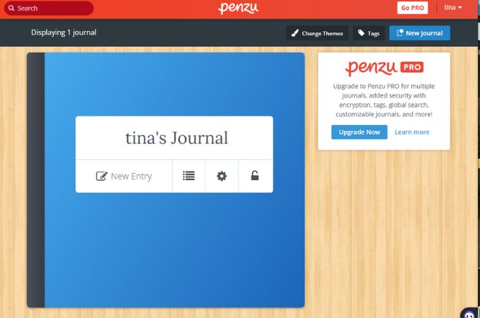 best journal apps penzu
