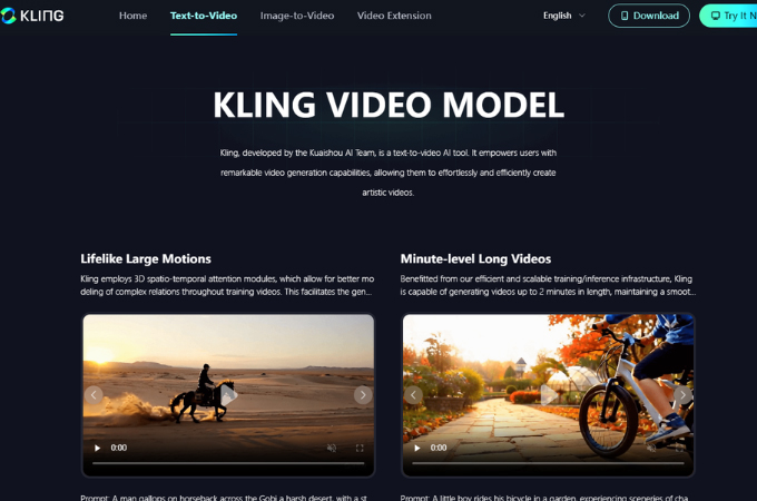 ai video generator kling ai