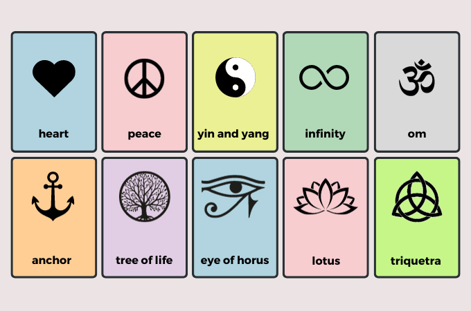 common símbolos e significados