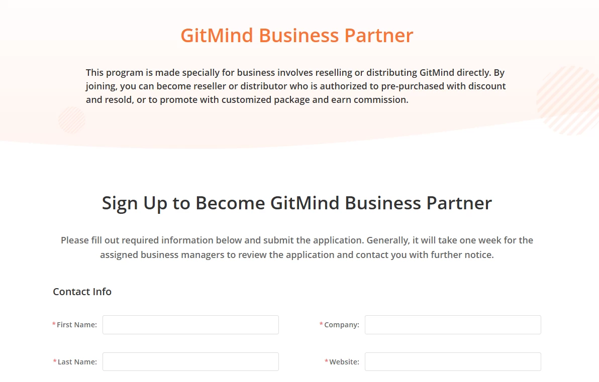 gitmind demandes commerciales