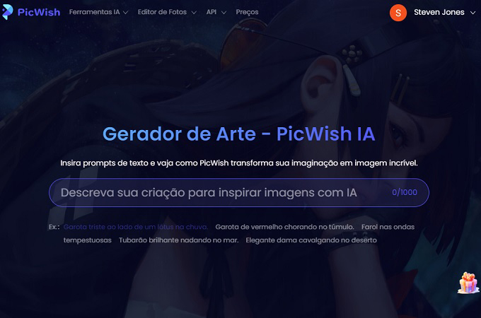 picwish gerador de tiro na cabeça de IA