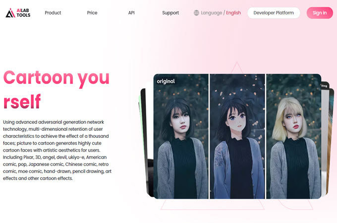 ailab- anime generator from photo 