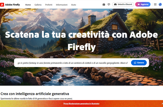 generatore immagini ai gratis adobe firefly