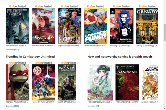 comixology sito manga