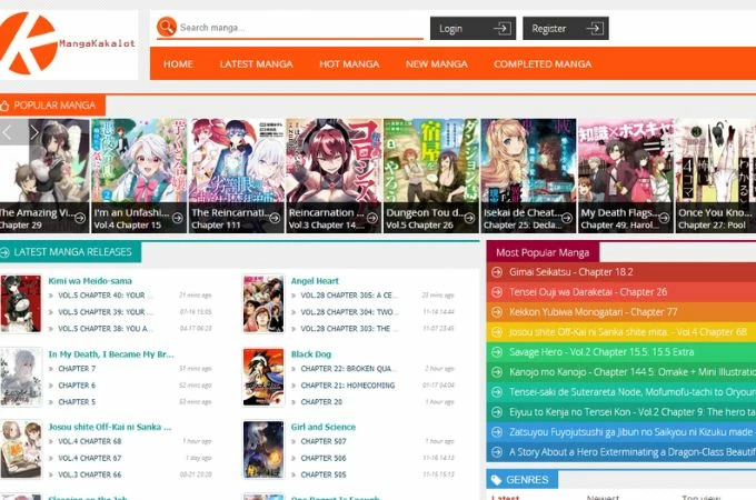 mangakakalot fumetti gratis online