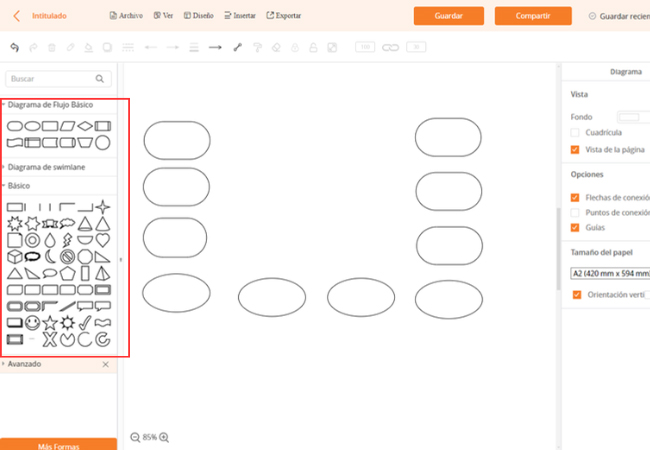 diagrama de flujo de powerpoint en gitmind