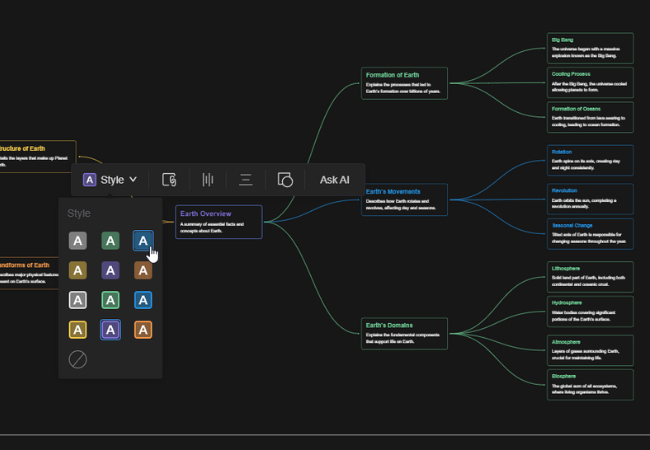 mymap edit mind map