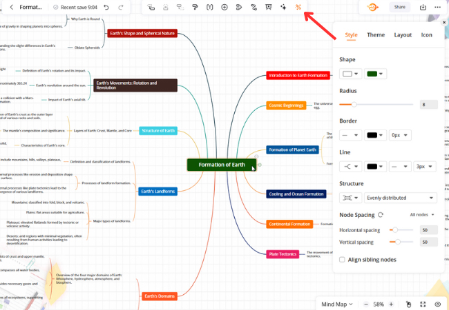 customize mindmap