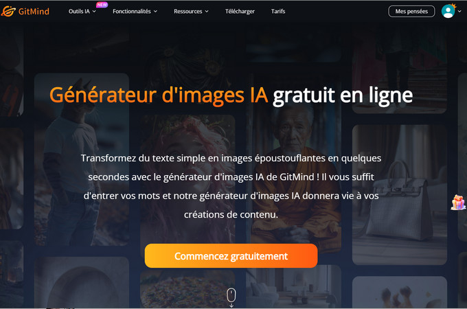 générateur d'images gitmind ai