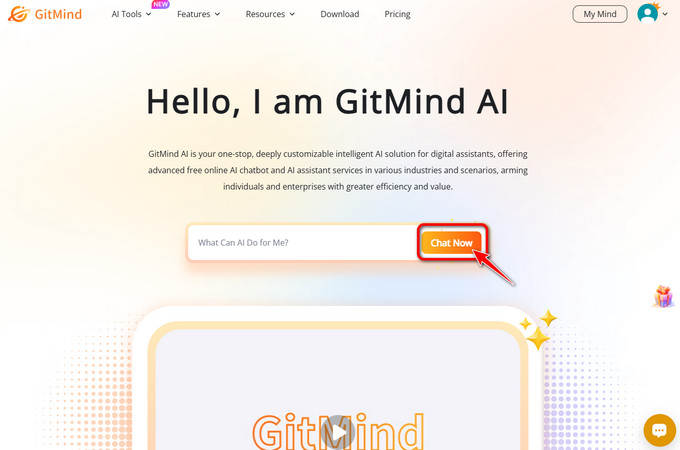 gitmind ai chat now