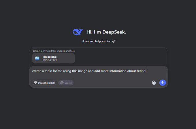 upload image deepseek