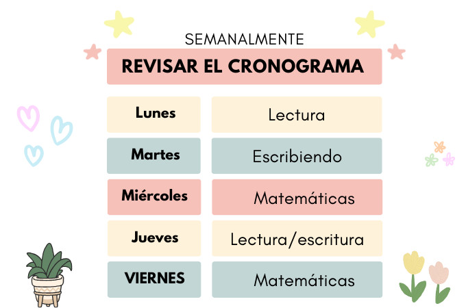 establecer horario