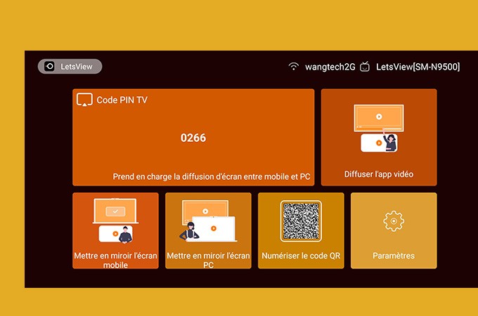 Caster un Android sur TV avec LetsView