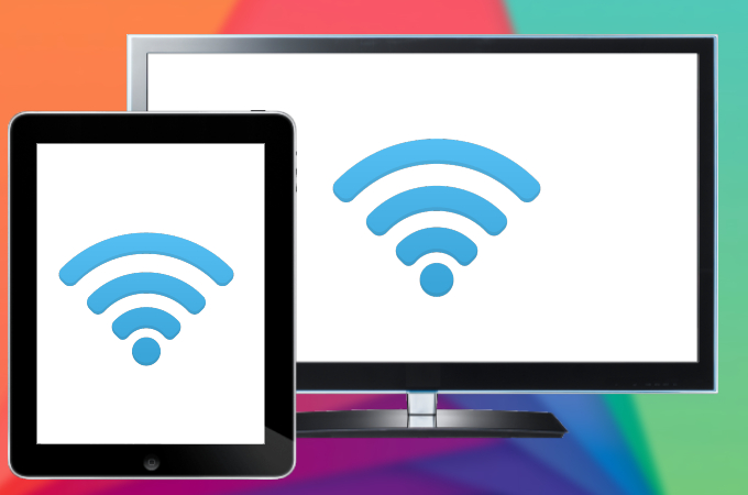 iPad and TV's WiFi network