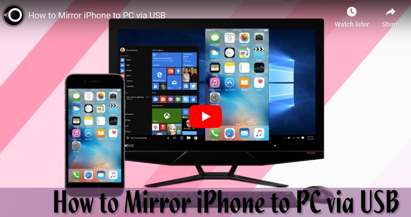 prop hierarki Långiver Best Ways to Display iPhone Screen on PC via USB