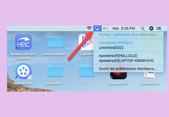 connecter mac à tv via AirPlay
