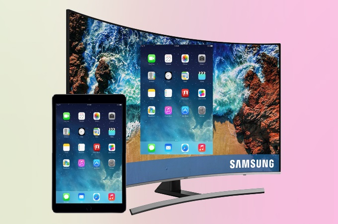 mettre en miroir l’iPad sur une TV Samsung