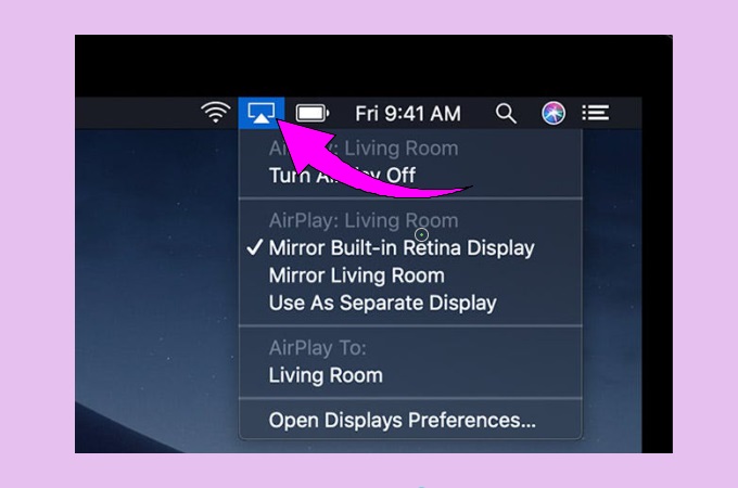 how to mirror Mac to TV