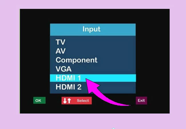 entrée HDMI