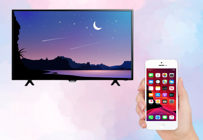 how to connect iphone to philips smart tv