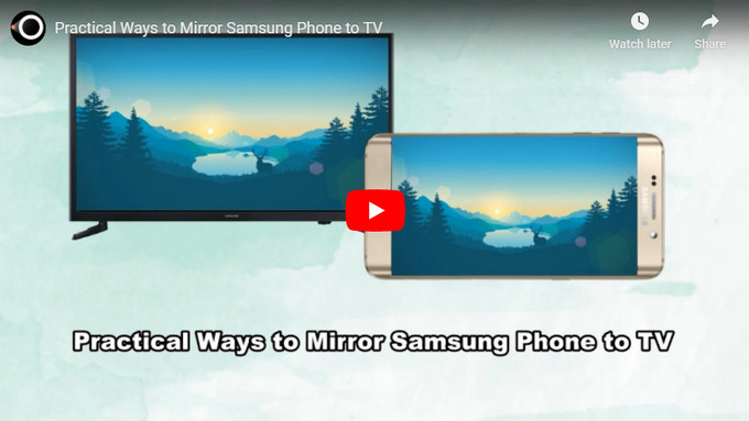 vídeo de como espelhar samsung celular na tv