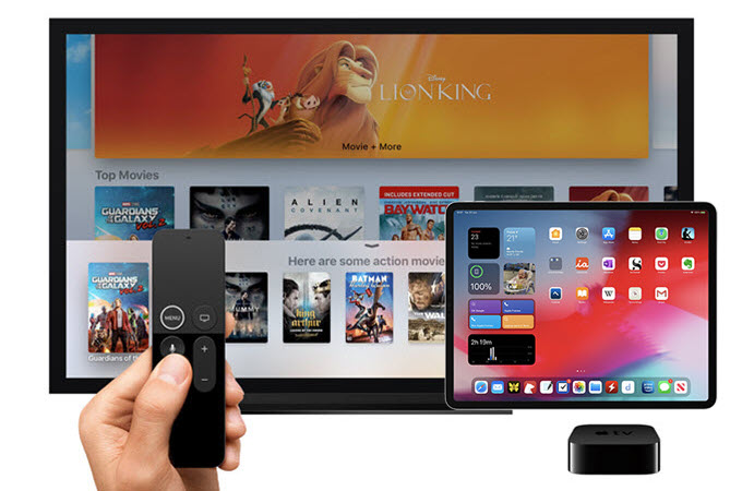 mettre en miroir iPad sur TV via Apple TV