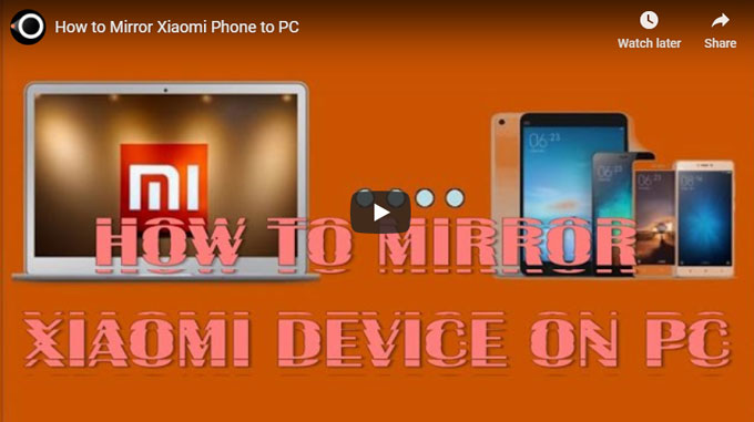 mirror Xiaomi to PC