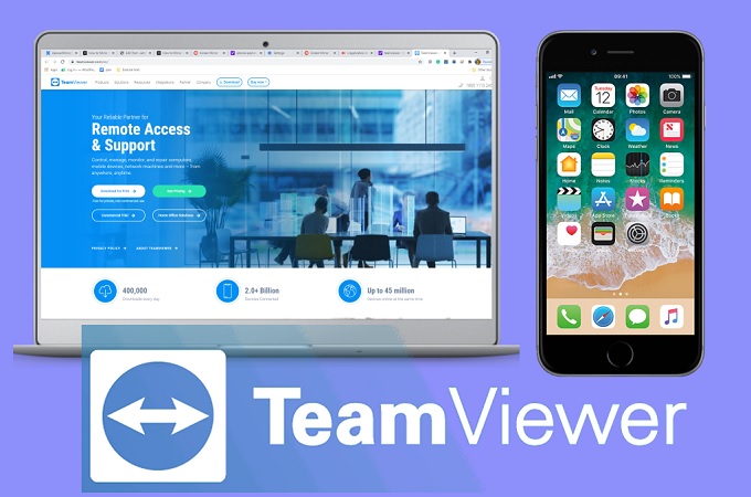 Teamviewer on iphone