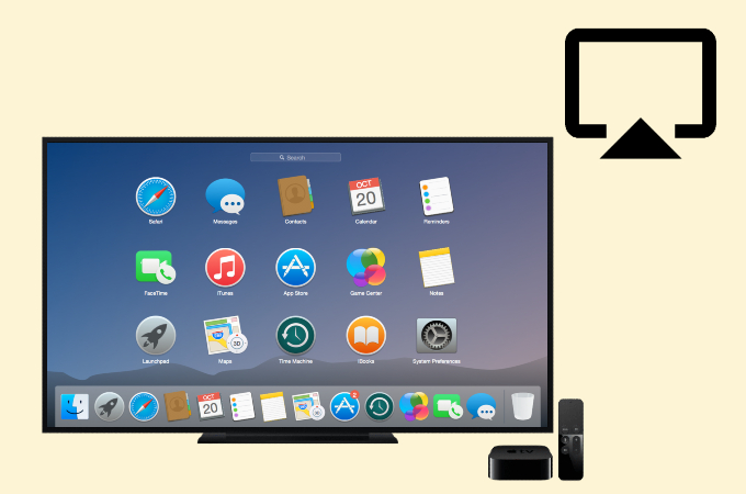 Mac zu Apple TV spiegeln