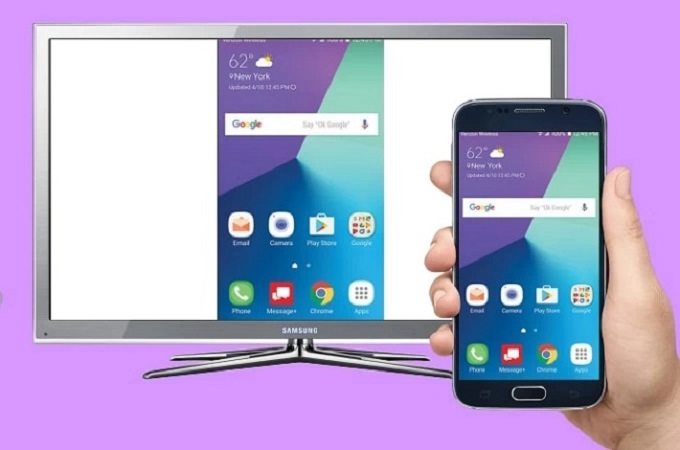 transmitir Android para Samsung TV
