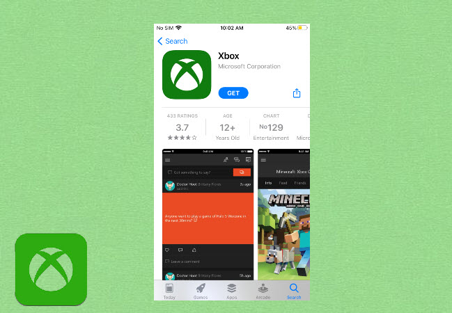 diffuser un iPhone vers la Xbox One via Xbox app