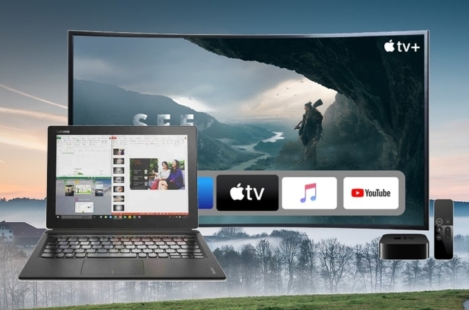 mirror Windows 10 to Apple TV