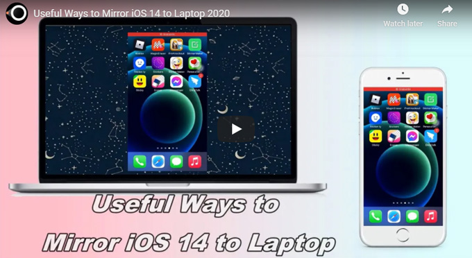 mirror iOS 14 to laptop