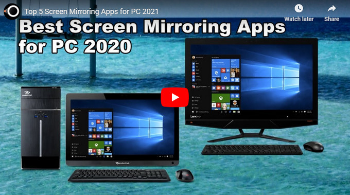 screen mirror phone to pc app