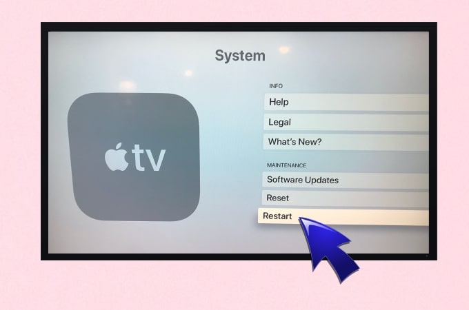 Reinicie tu iPhone con iOS 14 y su Apple TV.
