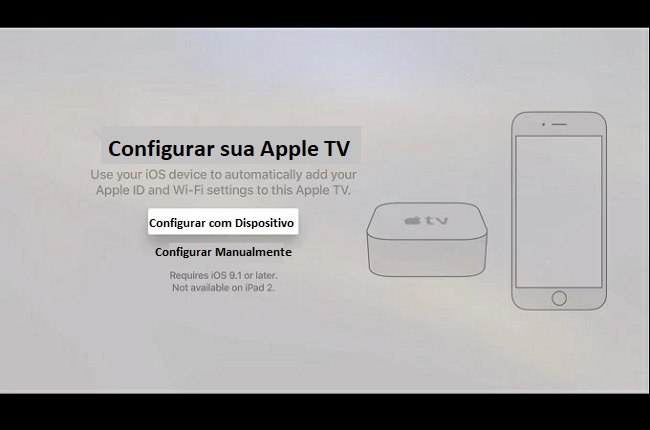configurar a apple tv