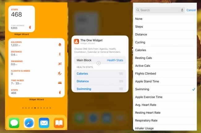 personalizar widgets em iphone