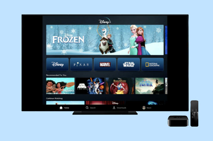 Transmitir Disney Plus en TV con Apple TV