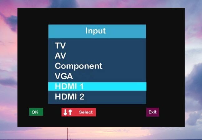 changez HDMI