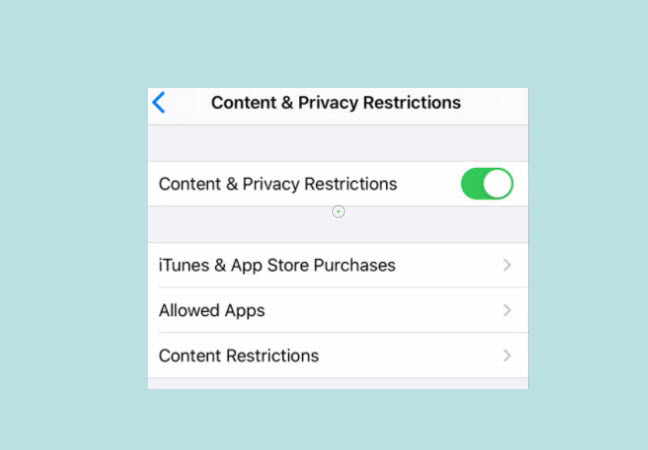 restrictions AirPlay
