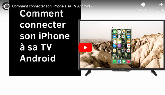 connecter iphone à android tv