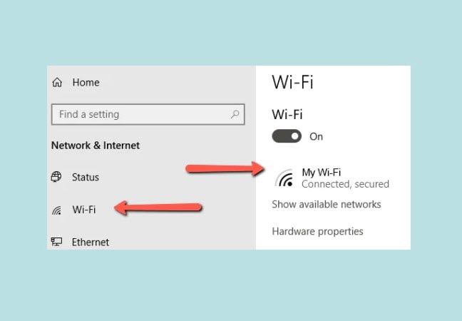 connexion Wi-Fi